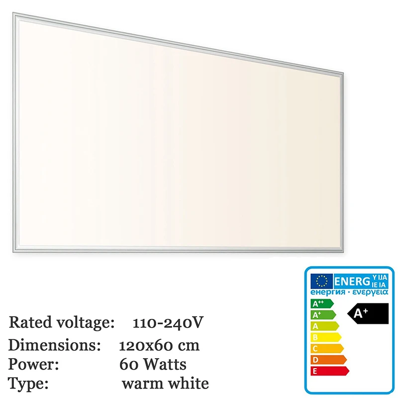 Ультратонкая светодиодная панель Thorx LED B 120x60 см 60 Вт светодиодный драйвер 5700lm 100 240