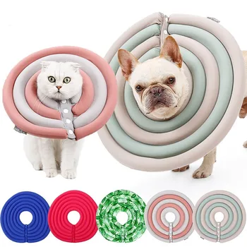 

Pet products explosion-proof cat and dog bite protection collar soft pet Elizabethan ring cat and dog anti-licking beauty cover