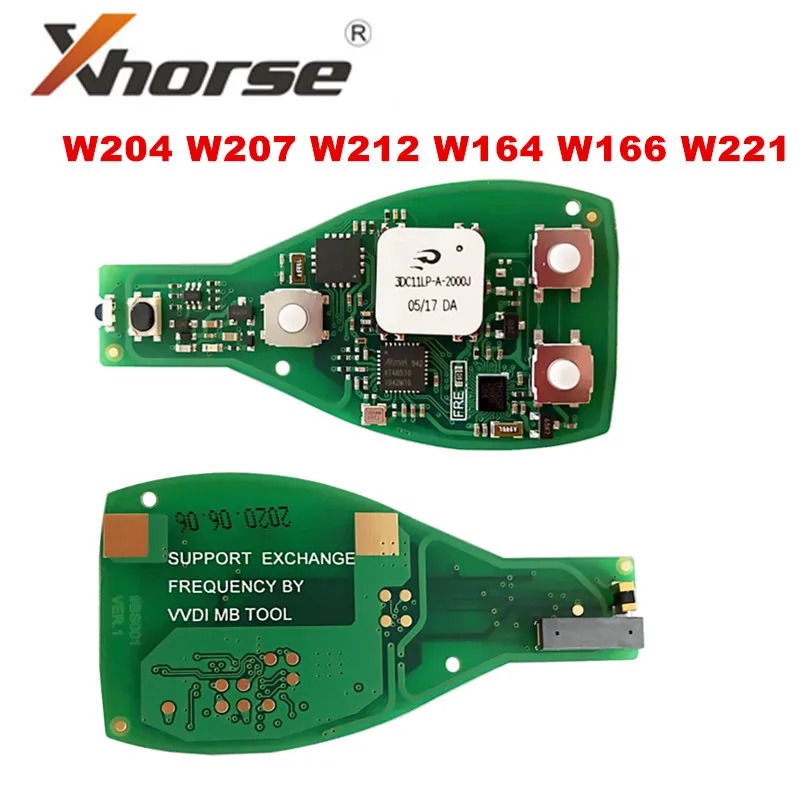 Xhorse XSBZ01EN VVDI MB FBS3 BGA БЕСКЛЮЧЕВОЙ ключ Go 315/433 МГц для Mercedes Benz W204 W207 W212 W164 W166 W221| |
