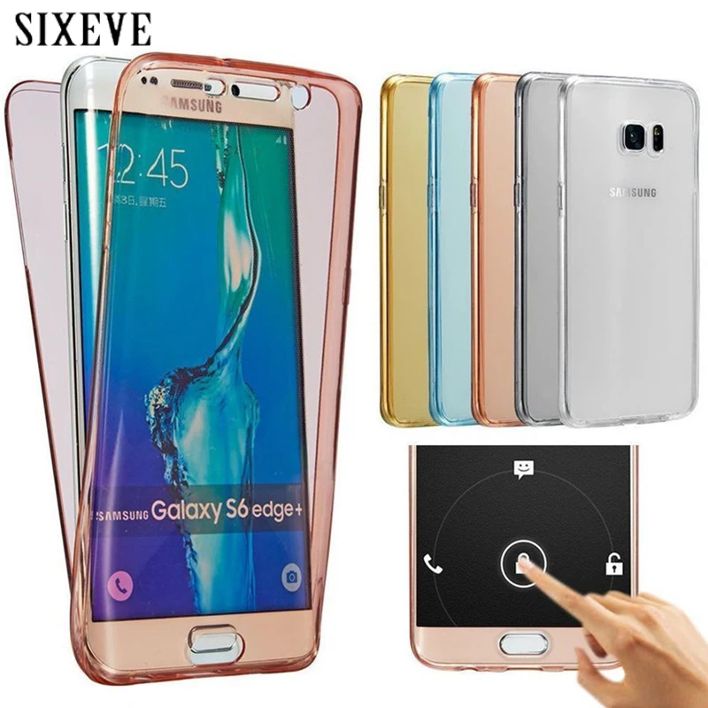 360 Полное покрытие защитный чехол для samsung Galaxy S3 S4 S5 S6 S7 край S8 S9 S10 Plus Note 3 4 5 8 9 10 Pro