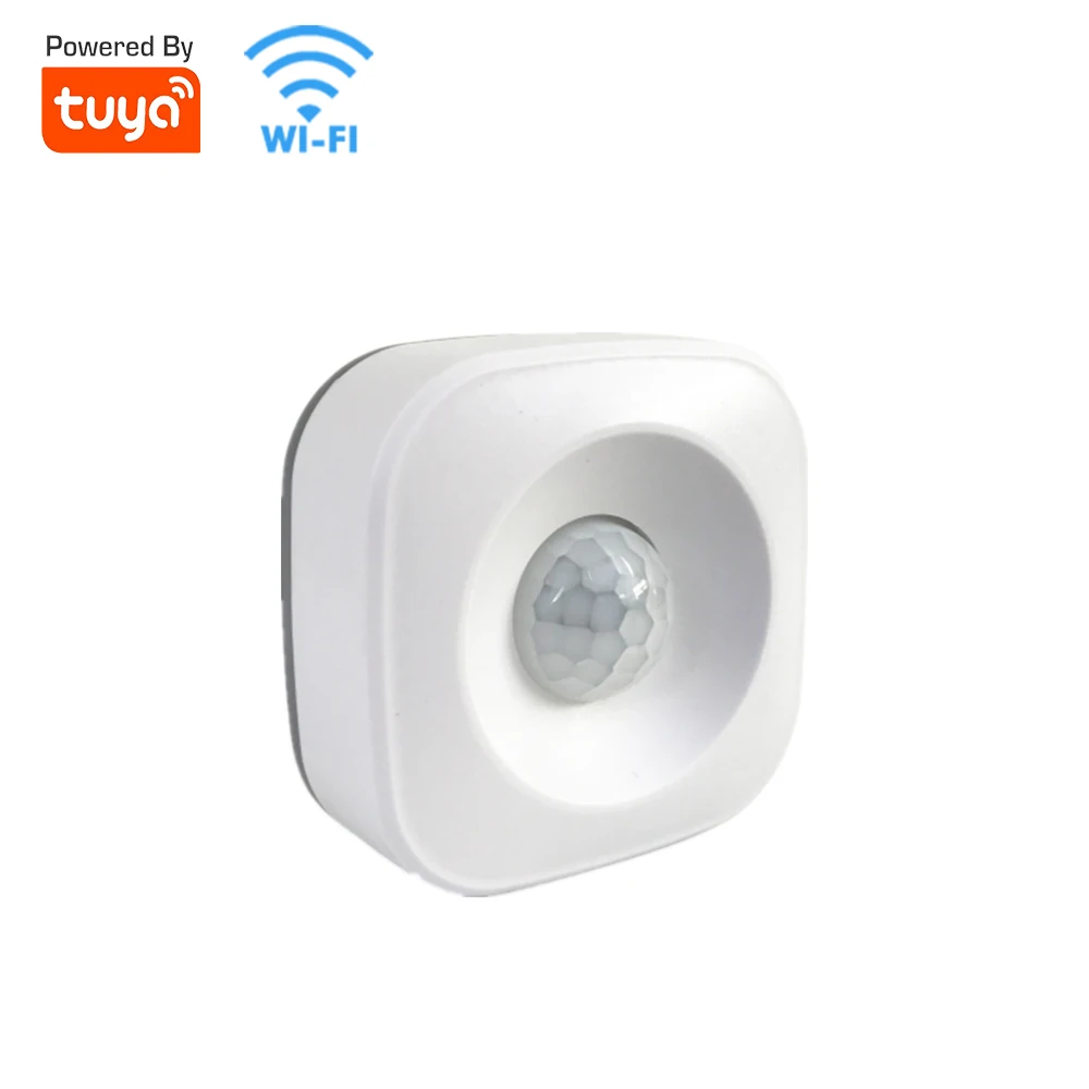 emergency warning light Tuya WiFi PIR Motion Detector Battery Powered Wireless Human Body Motion Sensor Smart Home Security Mini Infrared Detector home alarm key pad Alarms & Sensors