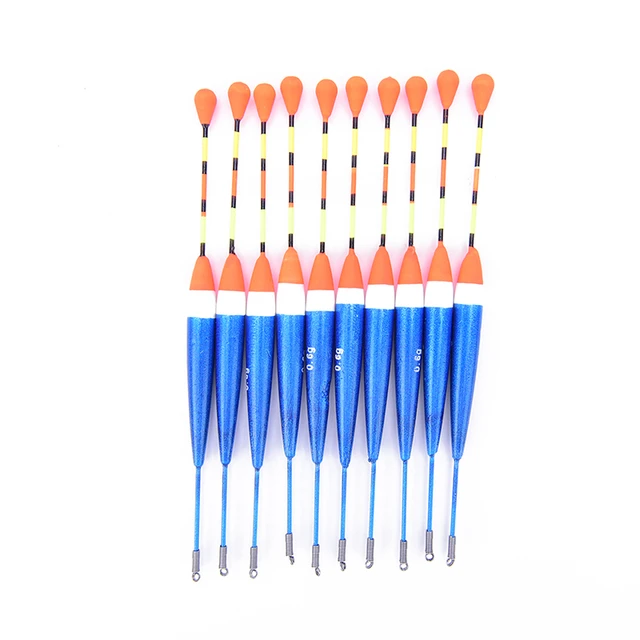 Parade Float Supplies 10pcs Long Tail Fishing Floats Set