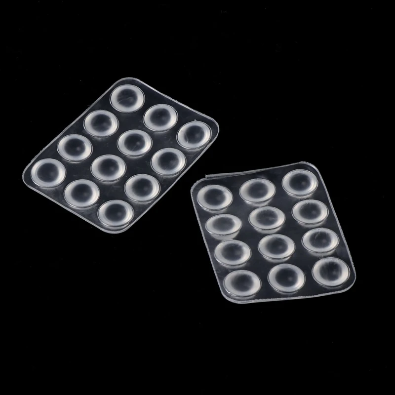 24pcs Adhesive Circle Anti Slip Bumper Shock Absorber Closestool Soft Cushion
