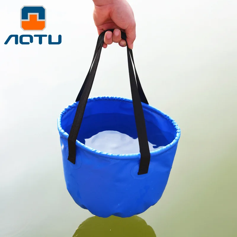 

Bump Outdoor Multi-functional Folding Basin Camping Water Fishing Bucket Portable Bucket AT6621 a Generation of Fat