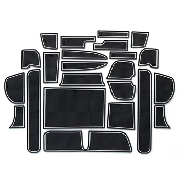 

Door Groove Mat For HONDA FREED 2016 GB5 GB6 GB7 GB8 Anti-Slip Mat Gate Slot Coaster Anti-Dirty Mat Car Interiors Gel Pad