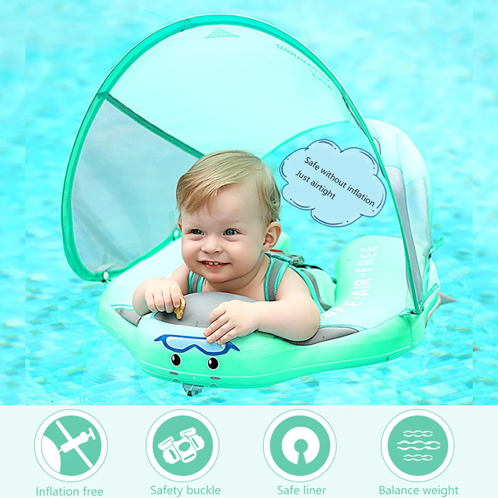 infant water floats with canopy