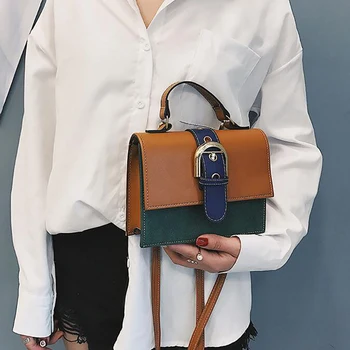 

Vintage Mini Square Messenger Handbags Small Shoulder Crossbody Bags For Women 2020 Brand Handle Tote Bag Female Travel Purse