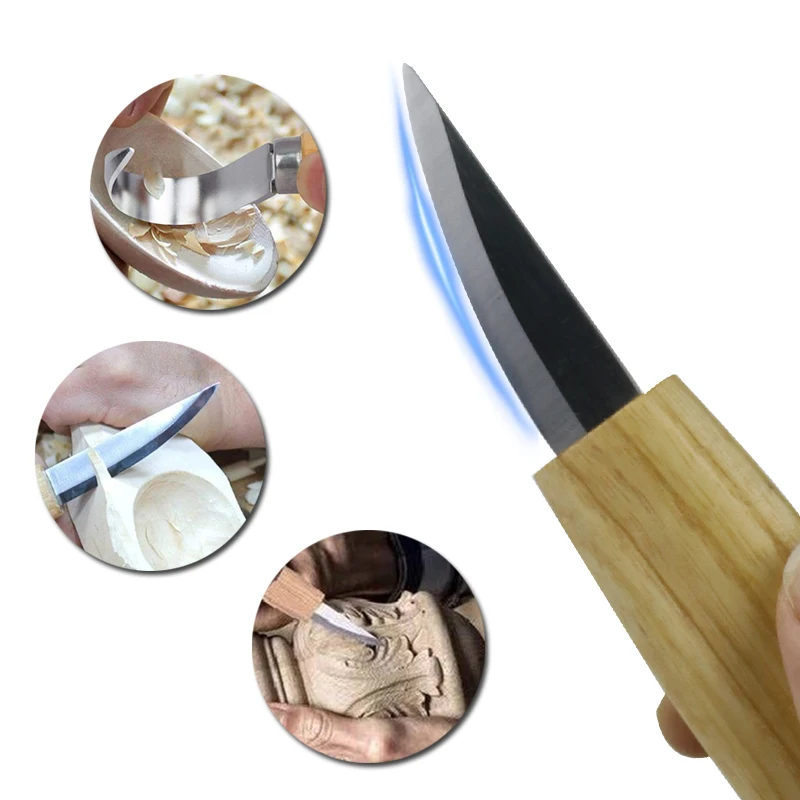 

Woodworking Wood Carving Kit Set Hand Carving Chisel Knife Sharp-edged DIY Wood Gouge Chisel Carpenter Tools Hand Tools