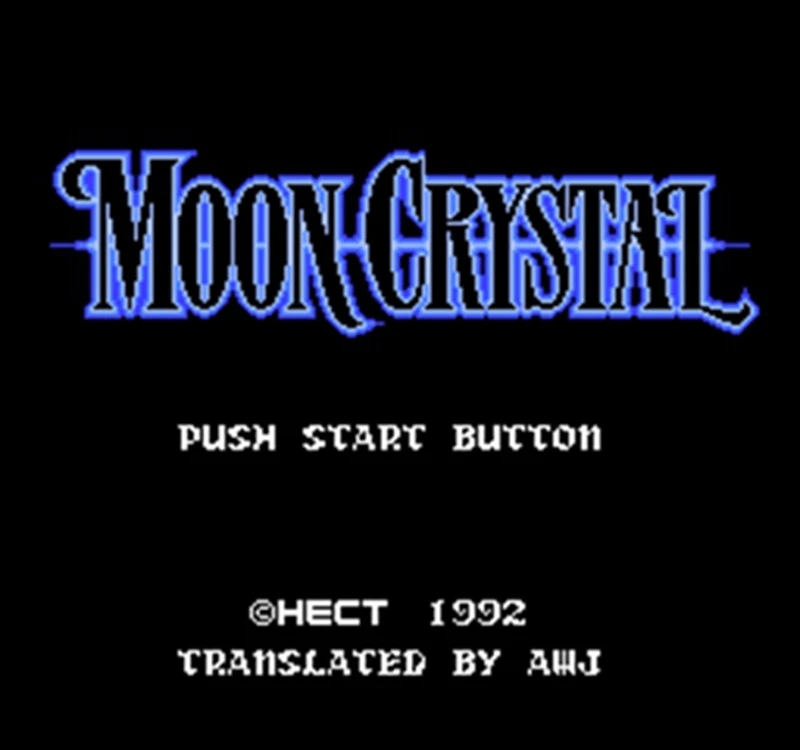 Лидер продаж игровой картридж Moon Crystal с 60 контактами английская версия для