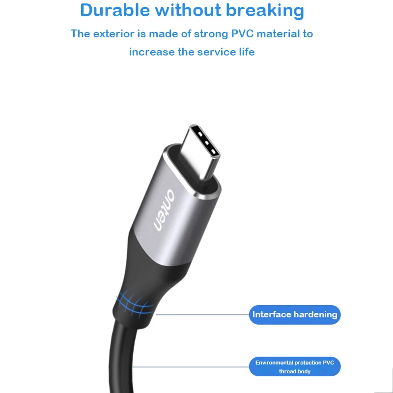 Usb-c para Hdmi-compatível Cabo tipo c Compartilhamento de Tela Plug Play 1.8m Longa Linha Design Display Receptor Pd3.0 Vara 4k hd 60hz And - Image 5