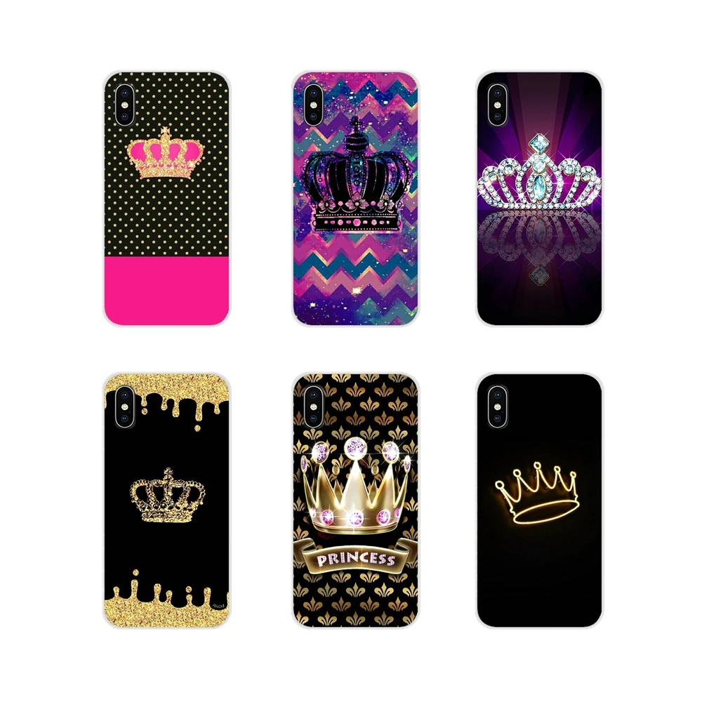 cheap Crown king Queen Princess For HTC One U11 U12 X9 M7 M8 A9 M9 M10 E9 Plus Desire 630 530 626 628 816 820 830 Silicone Phone Cases