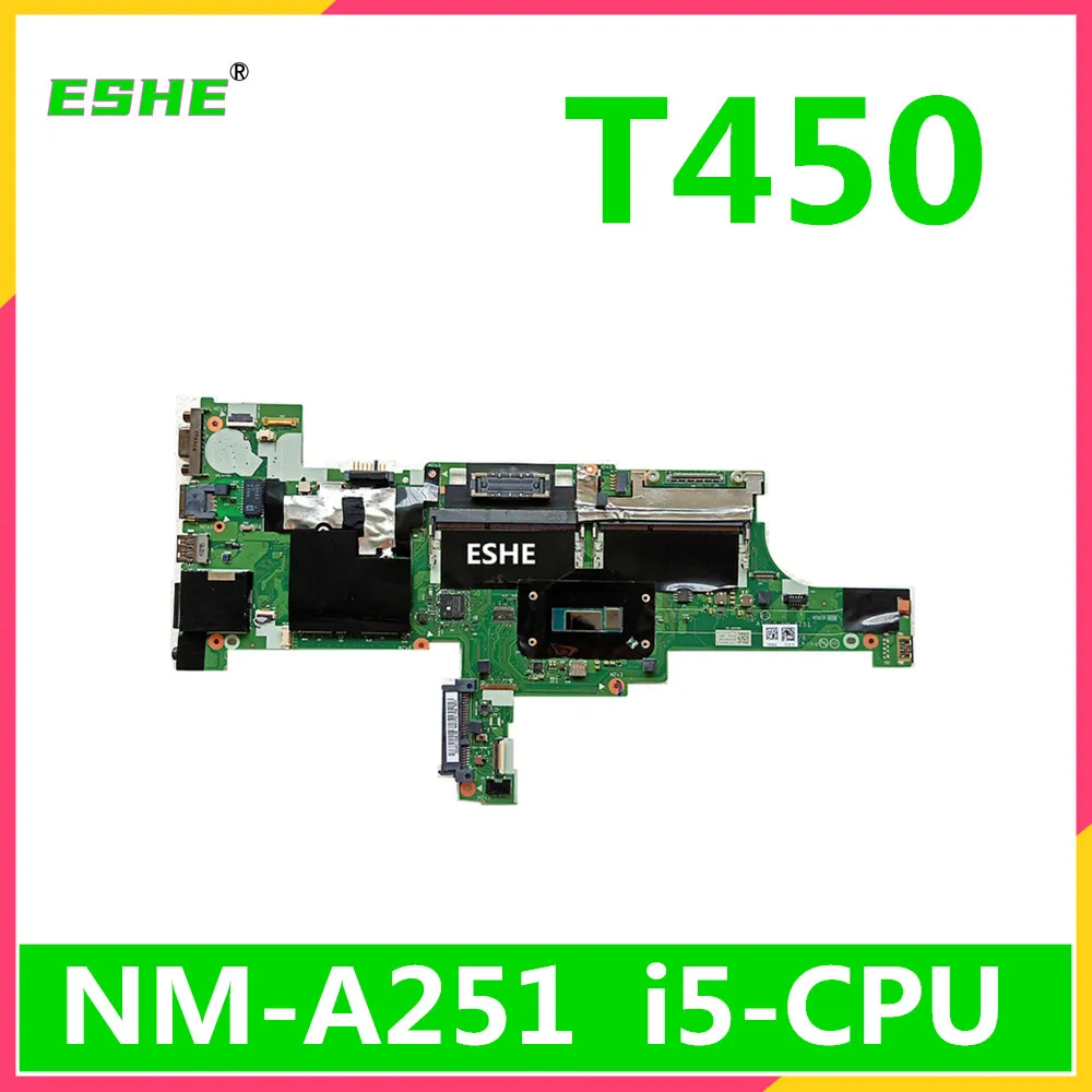AIVL0 NM-A251 motherboard For Lenovo ThinkPad T450 Laptop i5 5200U/5300U DDR3 100% Fully Tested&ampHigh quality | Компьютеры и офис