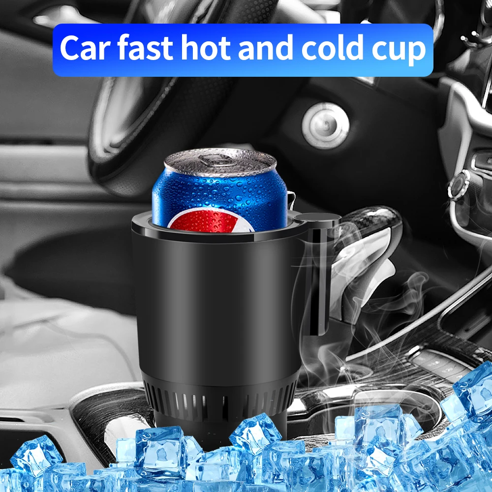 Car Electric Coffee Milk Warmer And Cooler Beverage Mug 2in1 Smart