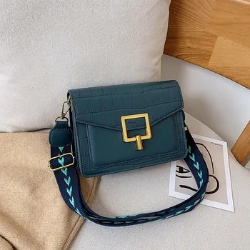 

Stone Pattern solid color Crossbody Bags For Women 2019 Small Shoulder Messenger Bag Female Luxury Chain Handbags and Purses