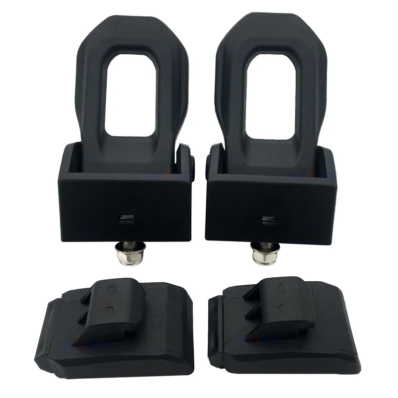 Новые защелки для капота с замком защелка капота с ключом для- Jeep Wrangler JL JLU неограниченный Замок капота защелки - Цвет: Black without lock