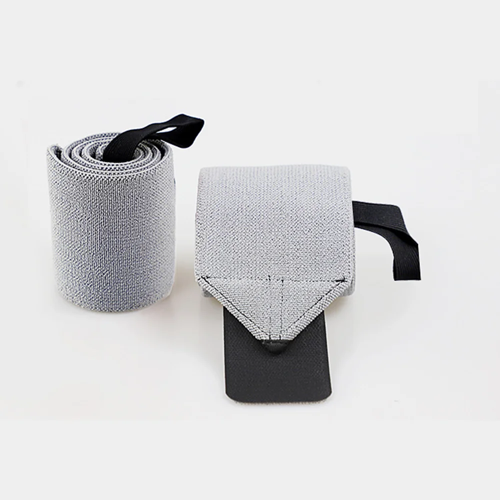 pair-gray Скамья пресс слинг Тяжелая атлетика поддержка запястья увеличивающий силу скамья пресс локоть фитнес для тренажерного зала тренировочные Powerlifting - Цвет: pair-gray