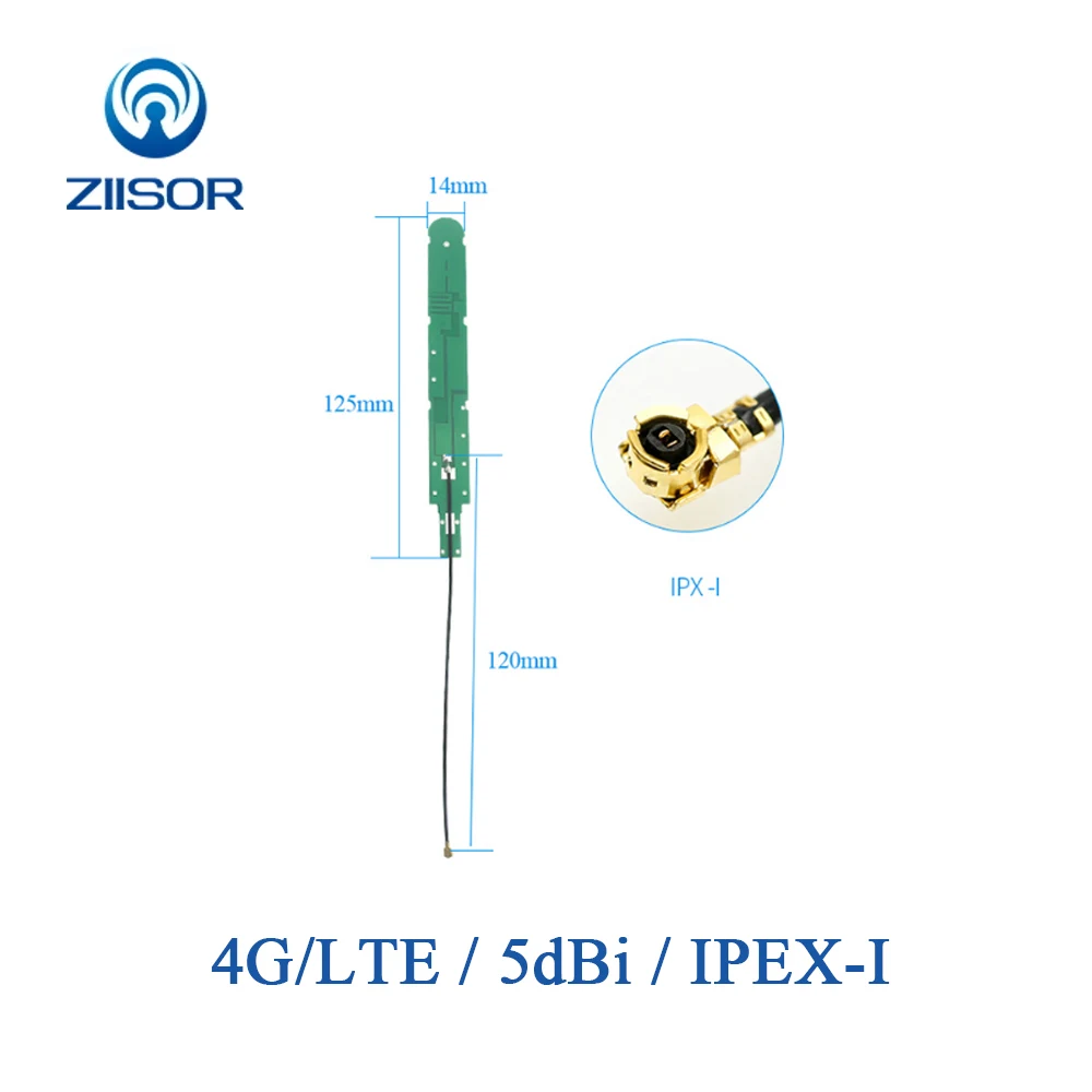 20pcs 3G LTE 4G встроенная антенна 5dBi внутренний PCB мобильный телефон IPX IPEX Разъем для Omni