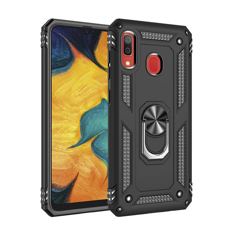 

Shockproof Armor Case For Samsung Galaxy A50 A30 A20 A10 A70 A40 A80 Stand Car Ring Phone Cover for Samsung A7 2018 A20E A10E