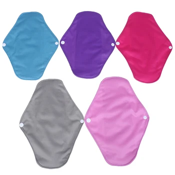 

Soft Washable Bamboo Cloth Sanitary Pad Reusable Panty Liner Light Flow Sanitary Napkin Pads For Menstrual Period Intimates