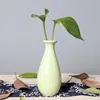Ceramic Vase Candy Color Mini Desktop Vase Hydroponic Vase Flower Arrangement Bottle Cute Flower Pot Simple Home Decorations 5