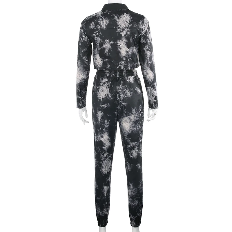 Rockmore Tie Dye Drawstring карандаш брюки женские плюс размер зимние джоггеры широкие брюки пот брюки с высокой талией брюки уличная одежда