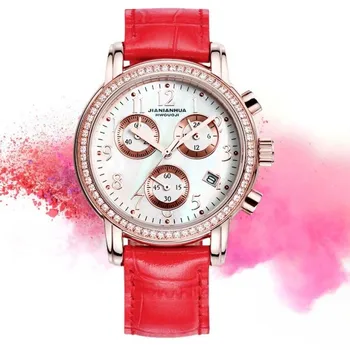 

CARNIVAL Fashion Women Colorful Dial Reloj Mujer Concise Girl Wrist Watches Female Quartz Watches Waterproof 30M Calendar Clocks