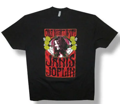 Janis Joplin-Футболка One Night с janis Joplin-XXL black |