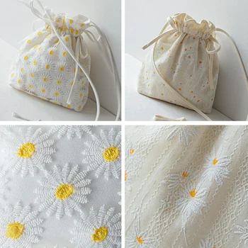 

Small Daisy Women's Shoulder Bag Fashion Canvas Lace Large Capacity