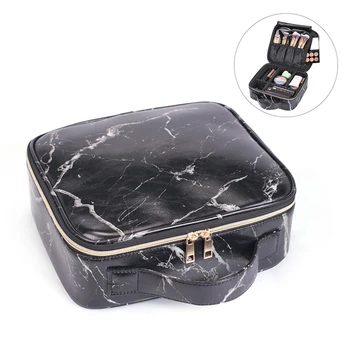 

LKEEP Brand Cosmetic Case Suitcases Multi-storey Large Professional Makeup Bag Women Beauty Storage Organizer Zipper Box Fashion
