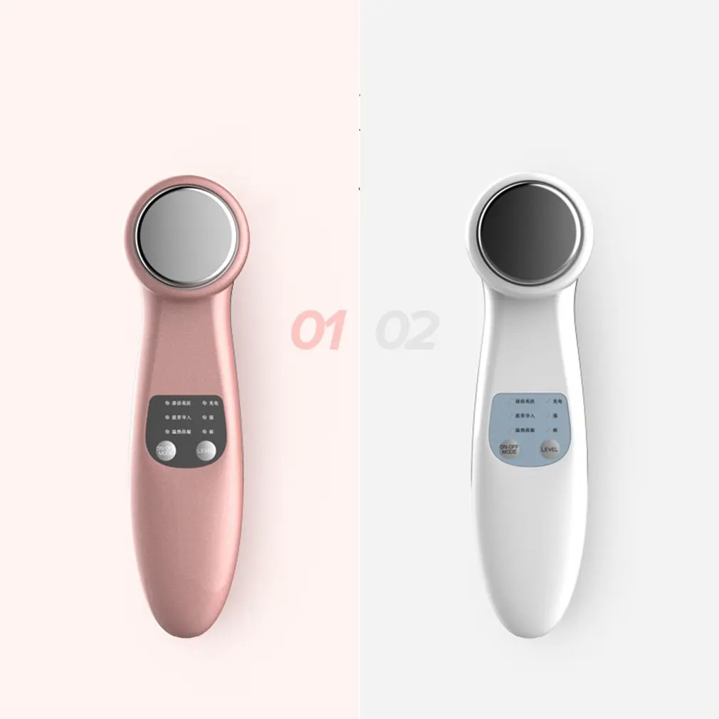 Charging Ion Exporting Instrument Heating Facial Cleanser Facial Massager Home Ion Rejuvenation Beauty Instrument 2