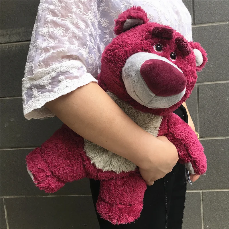 

60cm BearToy Huggin Bear Plush Toys Stuffed Super Soft Strawberry Bear Kids Doll for Children Christmas Pillow Halloween Gift