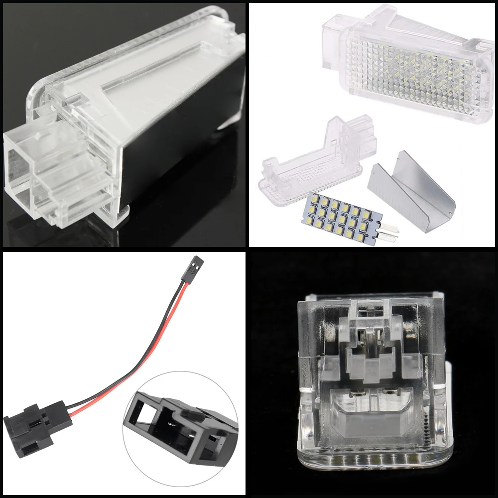 Светодиодный светильник для салона автомобиля под дверью для ног и багажника на крышу для VW Touareg Golf Passat Tiguan Eos Jetta Polo