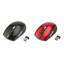 Беспроводная оптическая мышь 2,4 ГГц USB с разрешением 1600 dpi, беспроводная компьютерная мышь для ноутбука