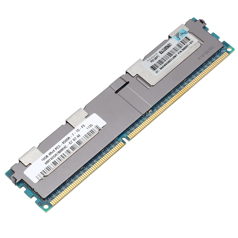16 Гб PC3-8500R DDR3 1066 МГц CL7 240Pin память ECC Reg Оперативная память 1,5 V 4RX4 RDIMM Оперативная память для сервера рабочей станции