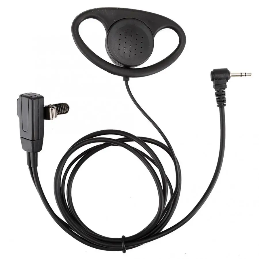 2 шт. для 2,5 мм 1 pin hole D shape наушники с PTT Mic гарнитура для Motorola 2 Way Радио аксессуары для рации