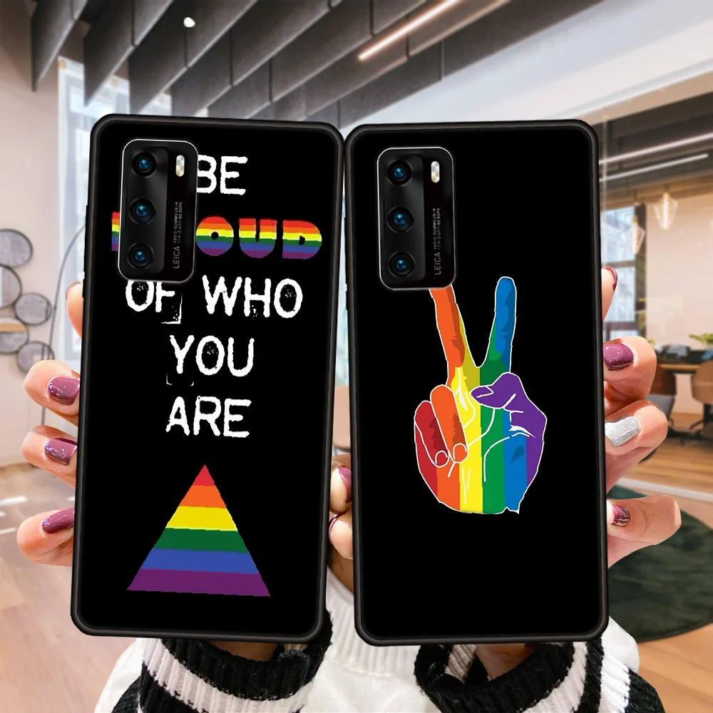 Чехол для телефона Huawei P40/P30/P20/P10 Lite/P Smart/Z Pro черный Модный чехол-накладка