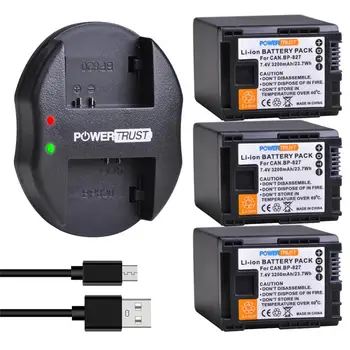 

BP-827 BP 827 Battery +USB Dual Charger for Canon XA10 HG20 HG21 LEGRIA HF M300 M306 M400 M406 G10 G25 S100 S200 S21 M32 HFG20