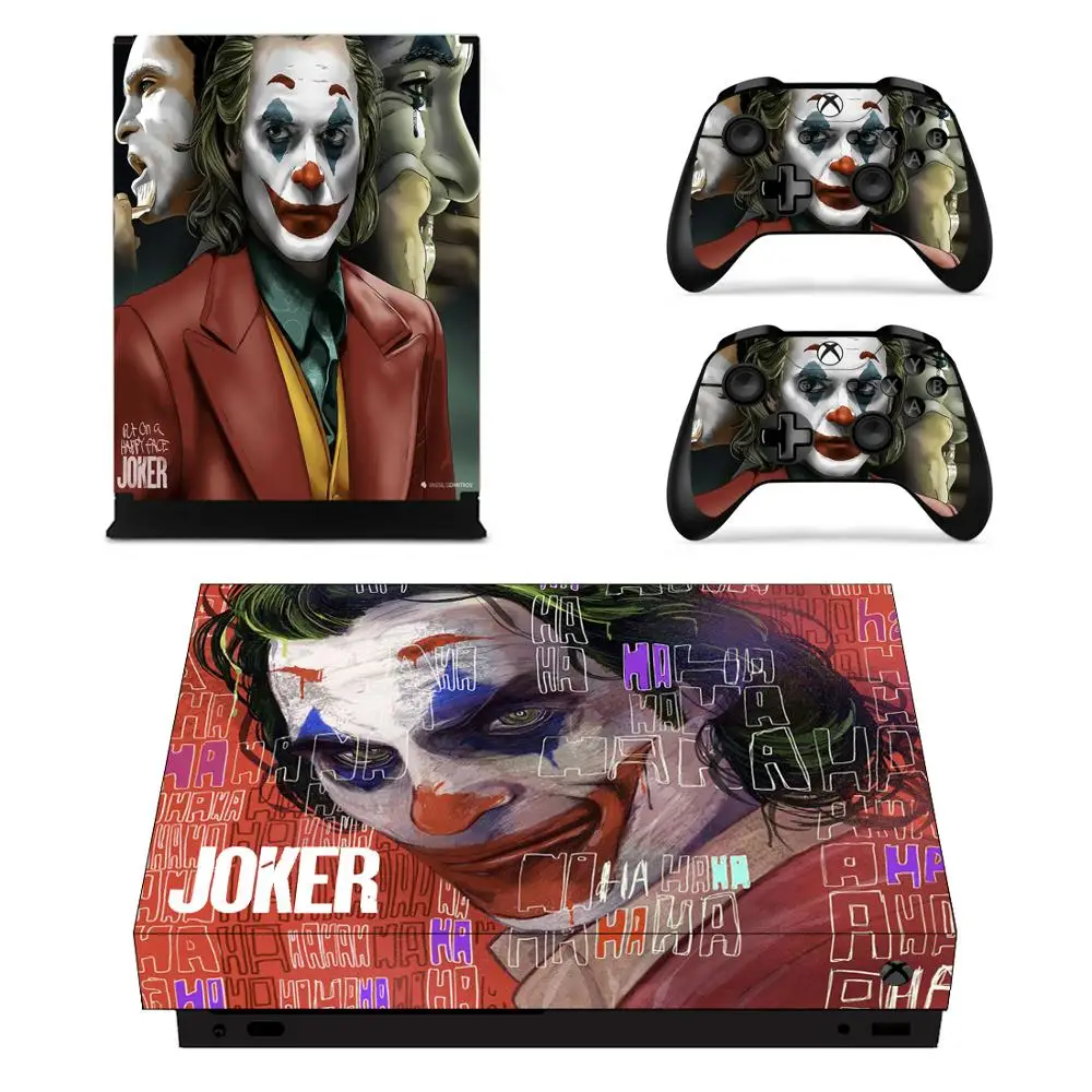 DC пленка Джокер кожа Наклейка для Xbox One X консоли и контроллеры наклейки s для Xbox One X Кожа винил