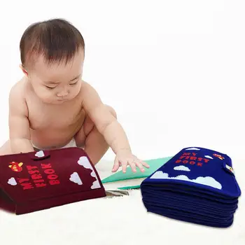 

Kid Non Woven Cloth Book DIY Book Manual Intelligence Puzzle Children Toy Book For 2 Years Old Or Older Children Early Education