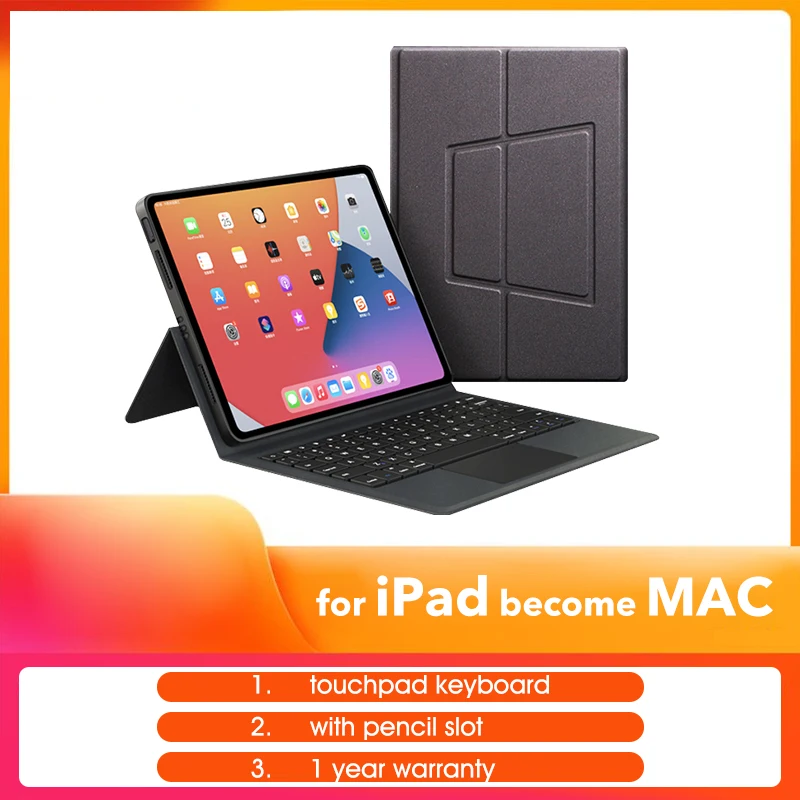 Touchpad teclado caso para ipad pro 11 2020 para apple ipad ar 4 10.9 polegada para ipad pro 11 12.9 2018 2020 ipad capa teclado