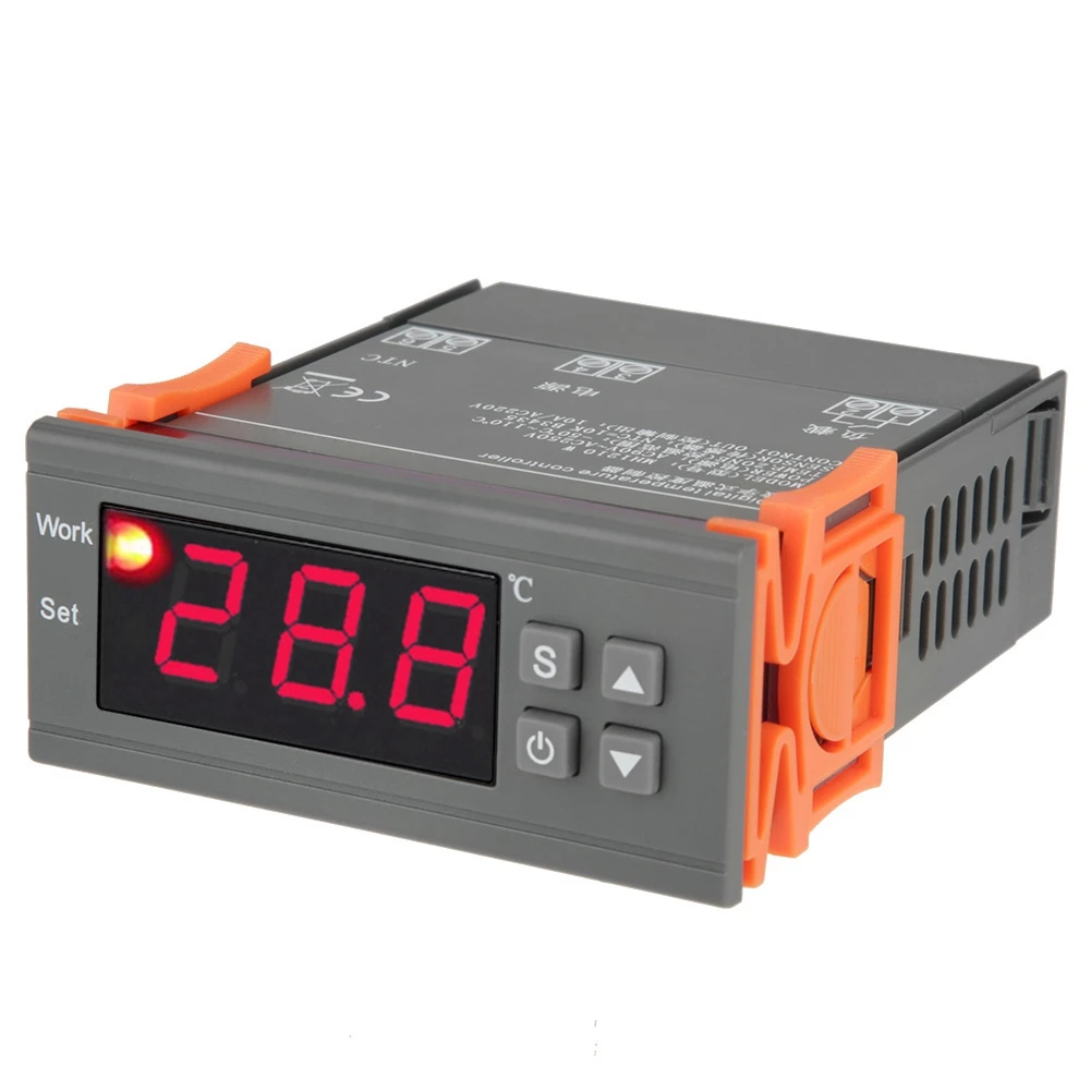 ANENG MH1210W AC 110 220V цифровой регулятор температуры Термостат терморегулятор Калибровка для инкубатора РЕЛЕ Светодиодный 10A