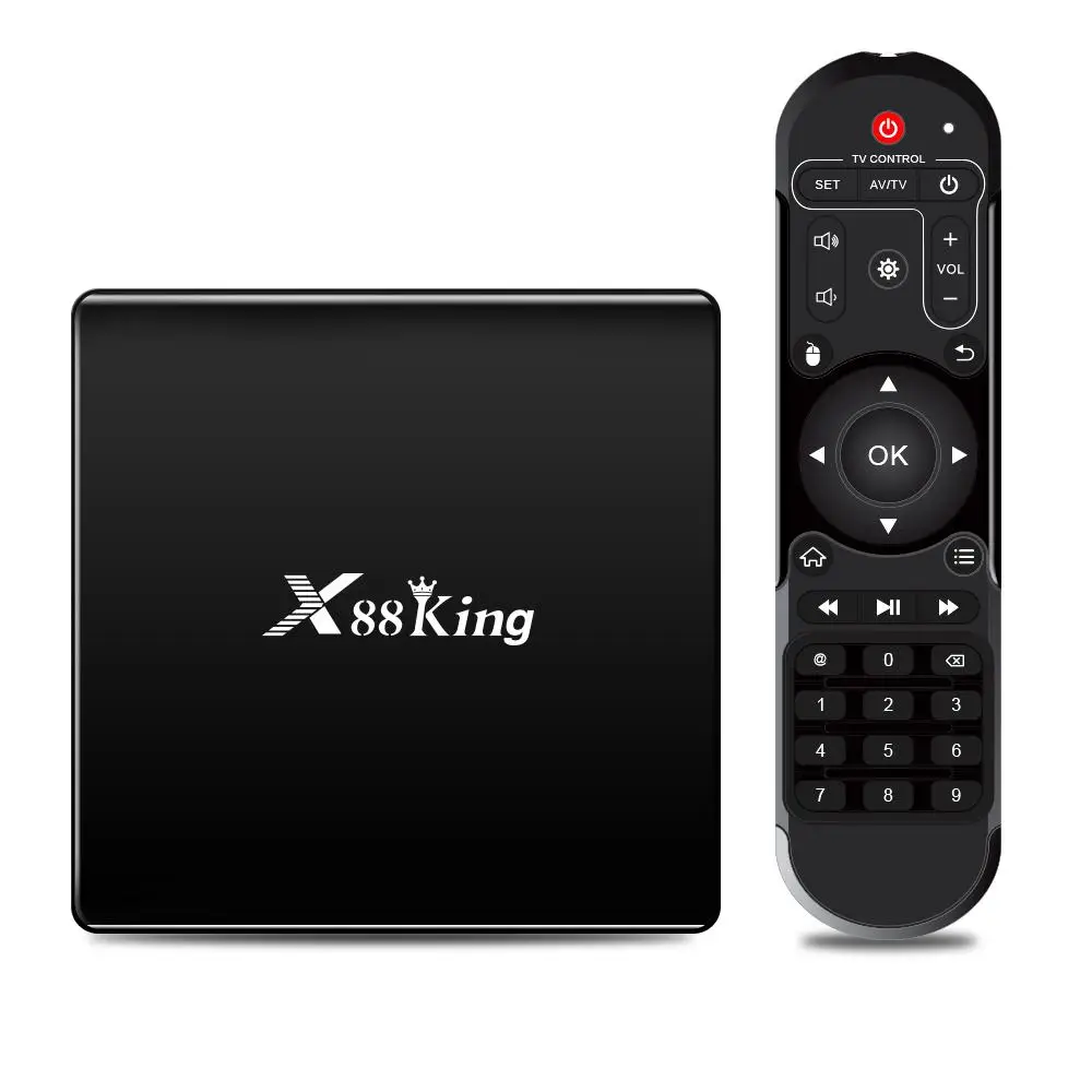 ТВ приставка X88 King tv Box 4GB LPDDR4 SDRAM 128G Flash для Amlogic S922X Android 9,0 Dual WiFi BT5.0 1000M RJ45 4K медиаплеер r60