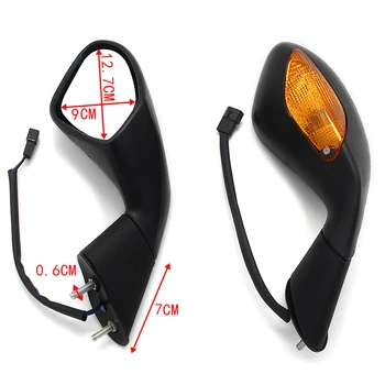 

Motorcycle Aluminum Rearview Mirrors for Aprilia 890878 899202 899204 894519 890879 899203 899205 894520 RSV4 RSV1000