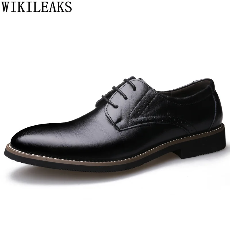 Oxford Shoes for Men Office 2023 Men Dress Shoes Leather Mens Formal Shoes Leather Zapatos Hombre Vestir Homme - AliExpress