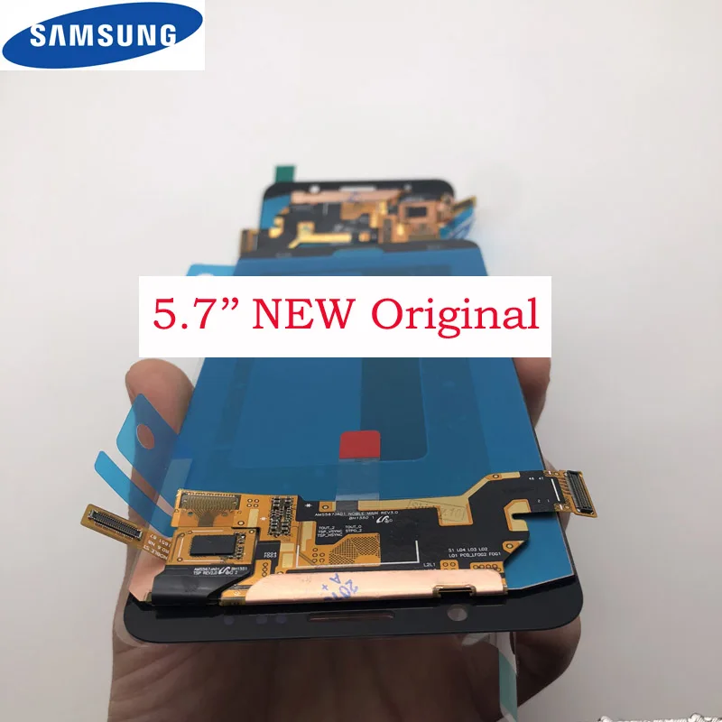 Оригинальный ЖК-дисплей для SAMSUNG Galaxy Note 5 N9200 N920F N920A N920T N920C N920V N920 с сенсорным