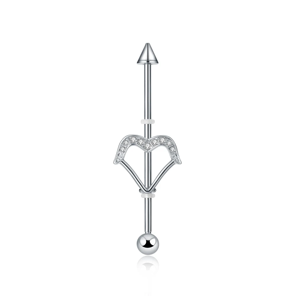 Серьги для пирсинга Oreja, 1 шт., модные, хирургические, стальные, промышленные, хрящи, спиральные, для ушей, кости, для ногтей, украшения для тела, Женские аксессуары, подарок
