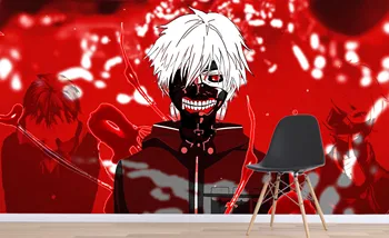 

[Self-Adhesive] 3D Tokyo Ghoul 111 Japan Anime Wall Paper mural Wall Print Decal Wall Murals Belly