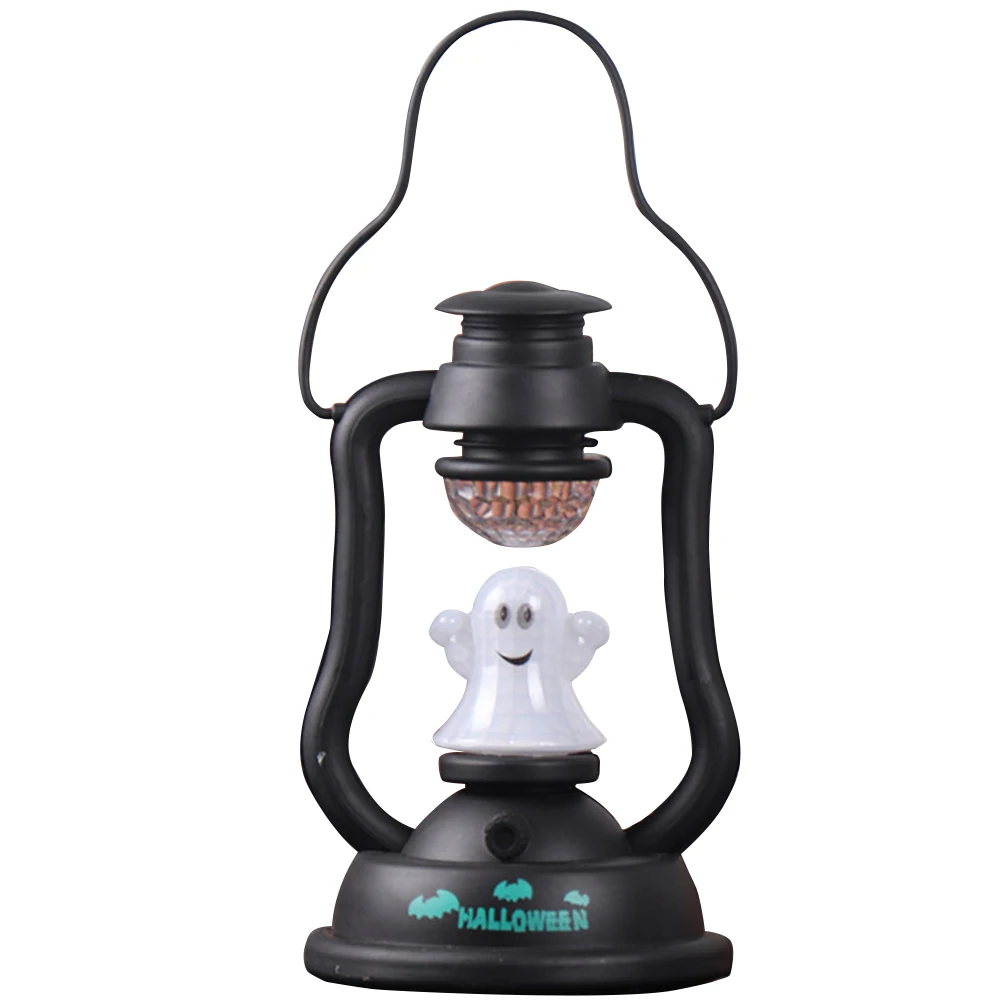Ghost Ghost Decoracion фонарь в форме тыквы бутафорские черепа с ручкой светящиеся красочные звуки подвесная Светодиодная лампа "Хэллоуин" Ночь - Испускаемый цвет: Ghost
