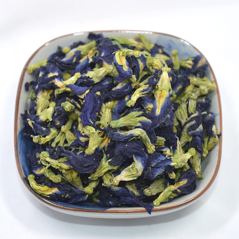 

100% Pure Natural Blue Butterfly Pea tea.Dried Clitoria kordofan pea flower.Can Edible Fruit Tea100g 250g Free shiping