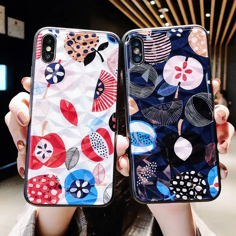 KISSCASE Colorful Pattern Phone Case For iPhone 7 X XR XS Max Hard PC Cases 6 6s 8 Plus Ultra Thin Back Cover Funda |